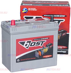 Аккумулятор автомобильный BOST 70B24R 55Ач 480А п.п