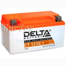 Мото аккумулятор DELTA CT 1210.1 AGM (YTZ10S) 10 Ач