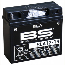 Мото аккумулятор BS SLA12-19 SLA 19Ah (GEL12-19)