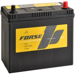 Аккумулятор автомобильный FORSE 60B24L JIS 45Ah 430А (тонкие клеммы)