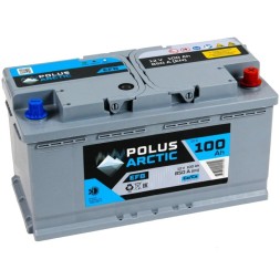Аккумулятор автомобильный POLUS ARCTIC EFB 100Ач 850А обр.пол.