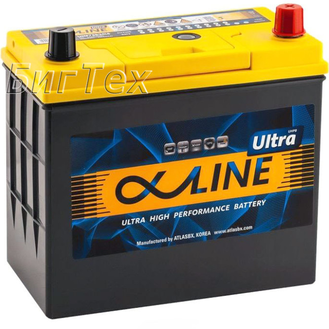 Аккумулятор автомобильный Alphaline Ultra 75B24LS 59 Ач