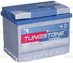 Аккумулятор автомобильный TUNGSTONE DYNAMIC 65Ач 620A прям.пол.