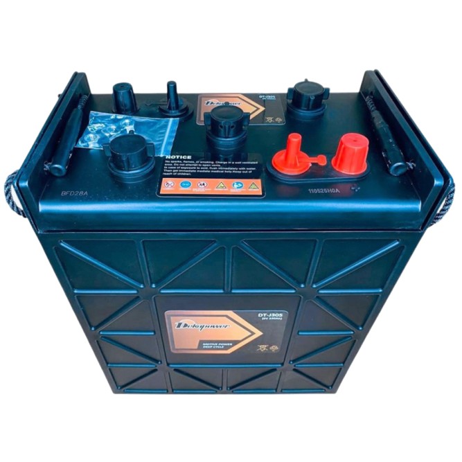 Аккумулятор тяговый DekaPower DT-J305 330 Ач (6 Вольт)  
