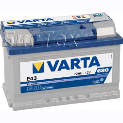 Аккумулятор автомобильный VARTA Blue Dynamic E43, 72 Ач Аккумулятор автомобильный VARTA Blue Dynamic E43, 72 Ач