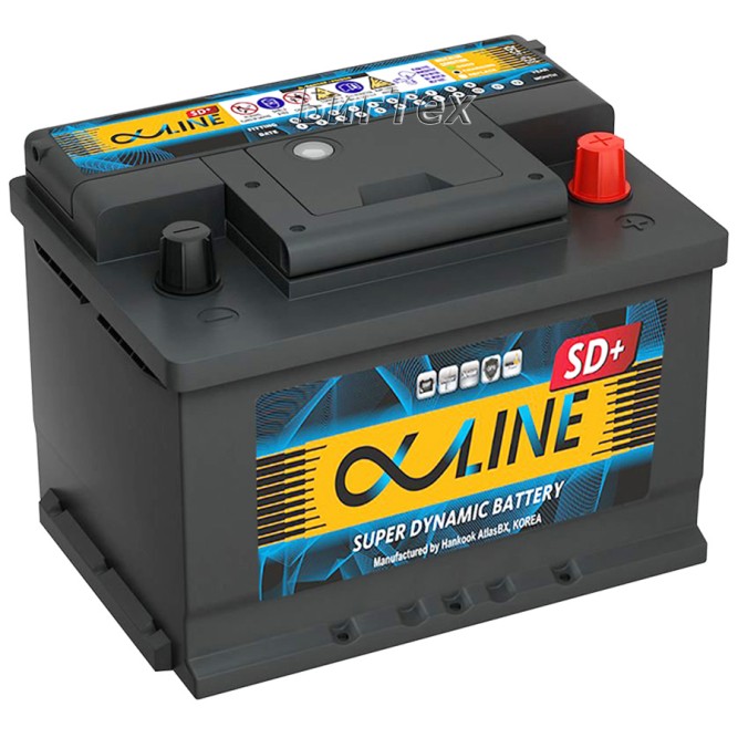 Аккумулятор автомобильный ALPHALINE SD+ MF56019 L2 60 Ач 
