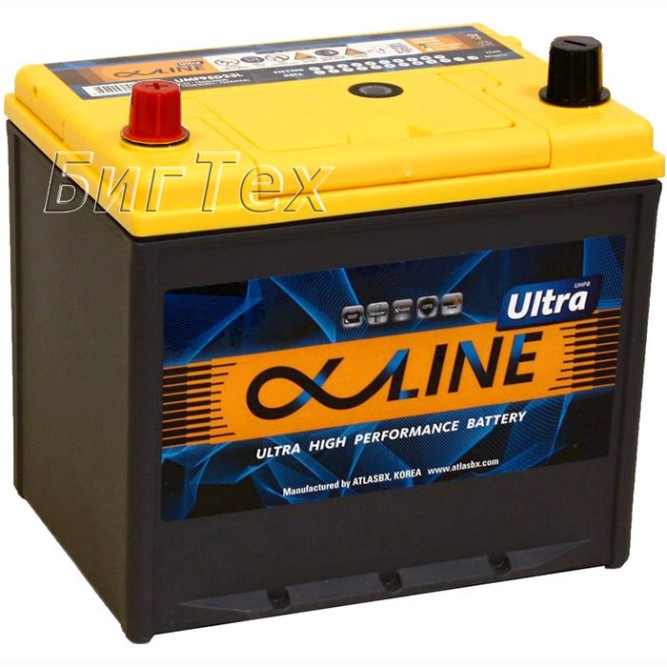 Аккумулятор автомобильный Alphaline Ultra 95D23R 78 Ач
