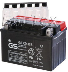 Мото аккумулятор GS GTX9-BS 8.4 Ач