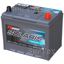 Аккумулятор автомобильный Rdrive Solaris KRW-115D26L CMF 85 Ач Аккумулятор автомобильный Rdrive Solaris KRW-115D26L CMF 85 Ач