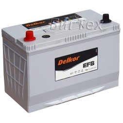 Аккумулятор автомобильный Delkor Start-Stop EFB 145D31R 90 Ач Аккумулятор автомобильный Delkor Start-Stop EFB 145D31R 90 Ач