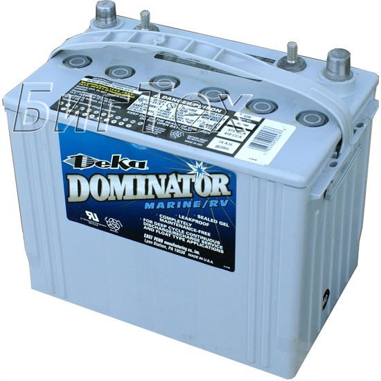 Аккумулятор лодочный гелевый Deka Marine RV 8G24M Dominator GEL 77 Ач