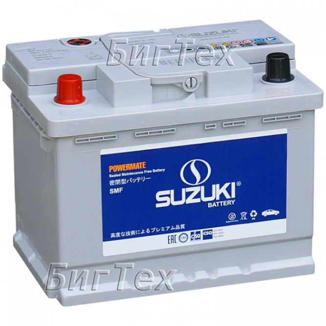 Аккумулятор автомобильный SUZUKI 60 Ah