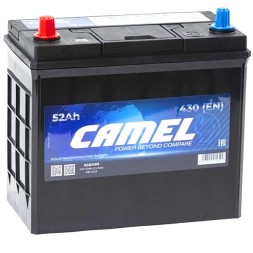 Аккумулятор автомобильный CAMEL 65B24R 52 Ач 480A