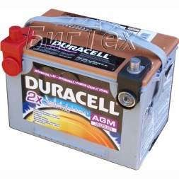 Аккумулятор автомобильный Duracell AGM78DT (4 клеммы), 75 А/ч Аккумулятор автомобильный Duracell AGM78DT (4 клеммы), 75 А/ч