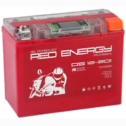 Мото аккумулятор Red Energy DS 1220, 20 Ач (YTX24HL)