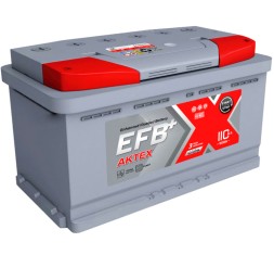 Аккумулятор автомобильный АКТЕХ EFB 110Ач 900A обр. пол.