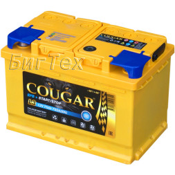 Аккумулятор автомобильный Cougar EFB 75 Ач Аккумулятор автомобильный Cougar EFB 75 Ач