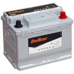 Аккумулятор автомобильный Delkor Start-Stop AGM LN2 60 Ач Аккумулятор автомобильный Delkor Start-Stop AGM LN2 60 Ач