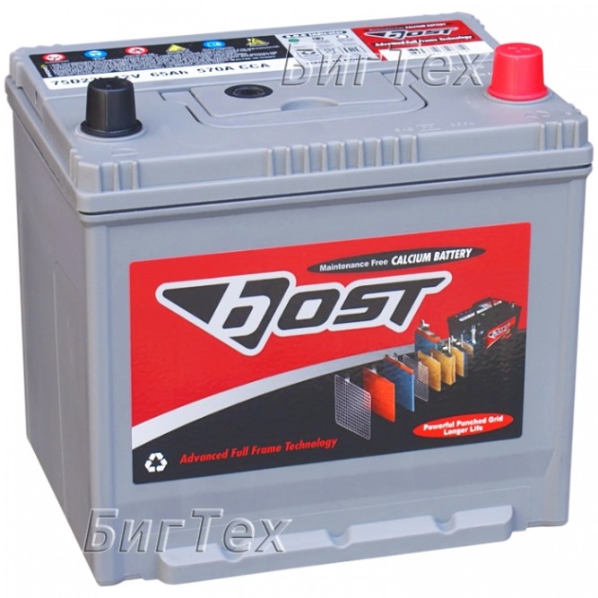 Аккумулятор автомобильный BOST 65D23L 60 Ач