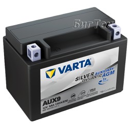 Аккумулятор резервный вспомогательный VARTA AUX9, 9Ah