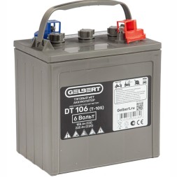 Аккумулятор тяговый GELBERT DT106 225 Ач (6 Вольт) Аккумулятор тяговый GELBERT DT106 225 Ач (6 Вольт)