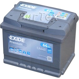 Аккумулятор автомобильный Exide Premium EA640 64 Ач Аккумулятор автомобильный Exide Premium EA640 64 Ач