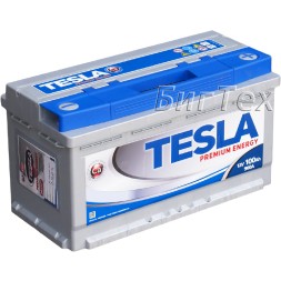 Аккумулятор автомобильный TESLA Premium Energy 105 Ah (низкий)