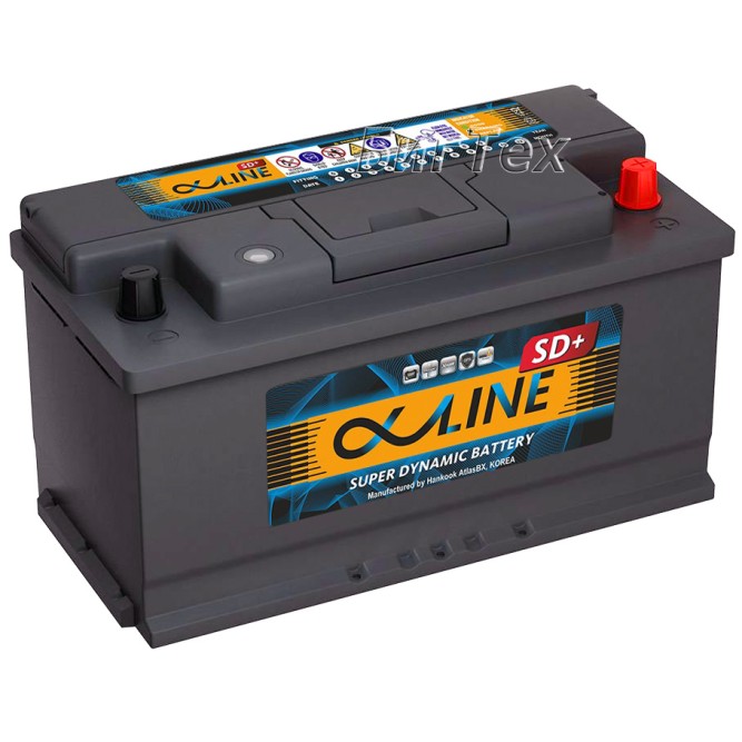 Аккумулятор автомобильный ALPHALINE SD+ MF60038 L5 100 Ач 850A