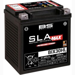 Мото аккумулятор BS BIX30HL SLA MAX 31.6 Ач (YIX30L) Мото аккумулятор BS BIX30HL SLA MAX 31.6 Ач (YIX30L)