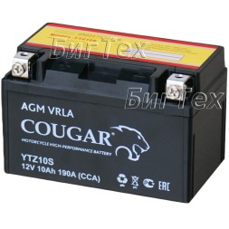 Мото аккумулятор COUGAR YTZ10S AGM VRLA 10 Ач