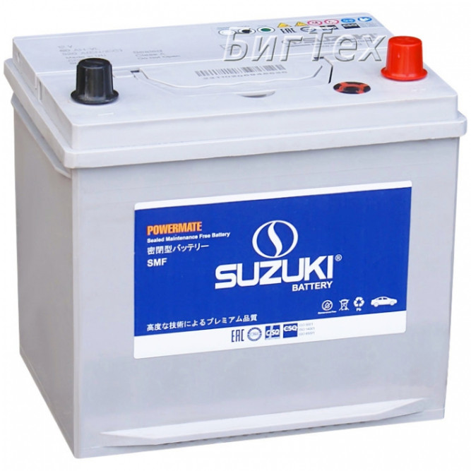 Аккумулятор автомобильный SUZUKI 65D23L 60Ah