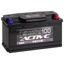 Аккумулятор автомобильный ACTIVE FROST 100 Ач 800А обр.пол. 