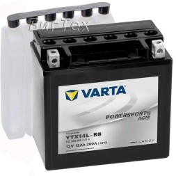 Мото аккумулятор VARTA Powersports AGM YTX14L-BS 12Ah 200A (512 905 020)