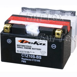 Мото аккумулятор Deka CTZ10S-BS, 9Ач