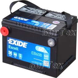 Аккумулятор автомобильный Exide Excell EB608 60 Ач Аккумулятор автомобильный Exide Excell EB608 60 Ач