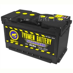 Аккумулятор автомобильный TYUMEN STANDART 82 Ач