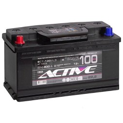 Аккумулятор автомобильный ACTIVE FROST 100 Ач (6ст-100) п.п. 