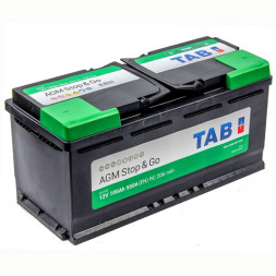 Аккумулятор автомобильный TAB AGM Stop Go L6, 105 Ач