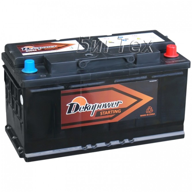 Аккумулятор автомобильный DEKAPOWER 60044 100Ач 870А