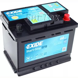 Аккумулятор автомобильный Exide EFB Start-Stop EL600 60 Ач Аккумулятор автомобильный Exide EFB Start-Stop EL600 60 Ач