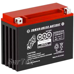 Мото аккумулятор WBR SMT12-20 AGM 20 Ач (YTX24HL)