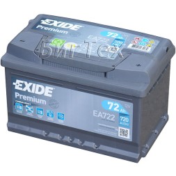 Аккумулятор автомобильный Exide Premium EA722 72 Ач Аккумулятор автомобильный Exide Premium EA722 72 Ач