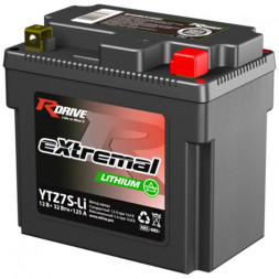 Мото аккумулятор Rdrive LITHIUM YTZ7S-Li 32 Втч (2.5Ah)