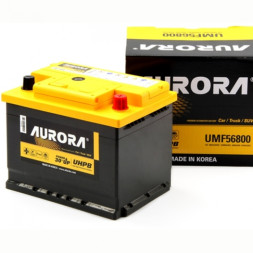 Аккумулятор автомобильный AURORA DIN ULTRA UMF56800 L2 68 Ач Аккумулятор автомобильный AURORA DIN ULTRA UMF56800 L2 68 Ач