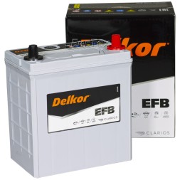 Аккумулятор автомобильный DELKOR EFB 60B20L 40Ач 400А о/п