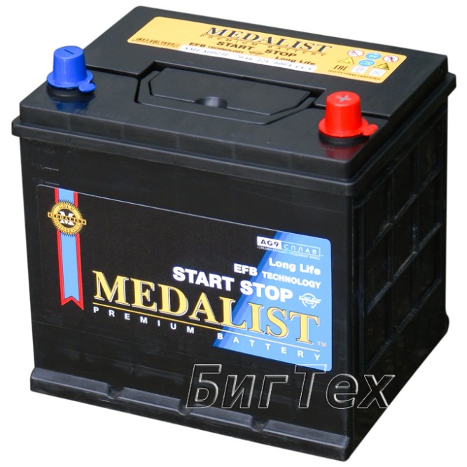 Аккумулятор автомобильный Medalist EFB 80D23L 70 Ач