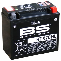 Мото аккумулятор BS BTX20HL SLA 18.9Ah (YTX20HL) Мото аккумулятор BS BTX20HL SLA 18.9Ah (YTX20HL)