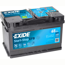 Аккумулятор автомобильный Exide EFB Start-Stop EL652 65 Ач Аккумулятор автомобильный Exide EFB Start-Stop EL652 65 Ач