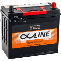 Аккумулятор автомобильный ALPHALINE SD 70B24L 55 Ач (тонкие клеммы)