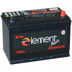 Аккумулятор автомобильный Smart ELEMENT ASIA 90 Ач 780A